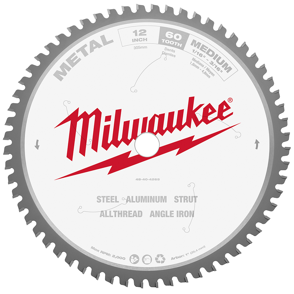 Product image for Milwaukee 48-40-4265 12 in. Ferrous Meta