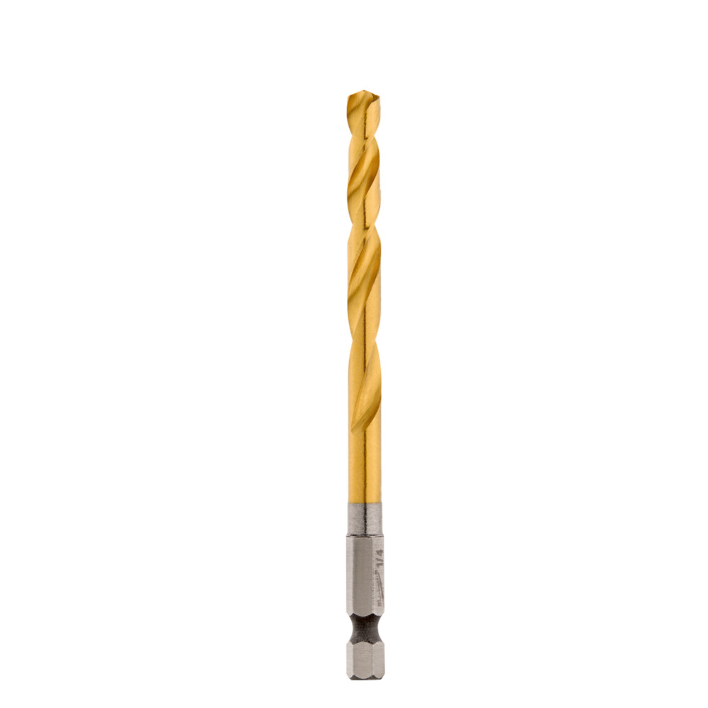 Mayer-DDS-1/4" SHOCKWAVE™ Impact Duty RED HELIX™ Titanium Drill Bit-1