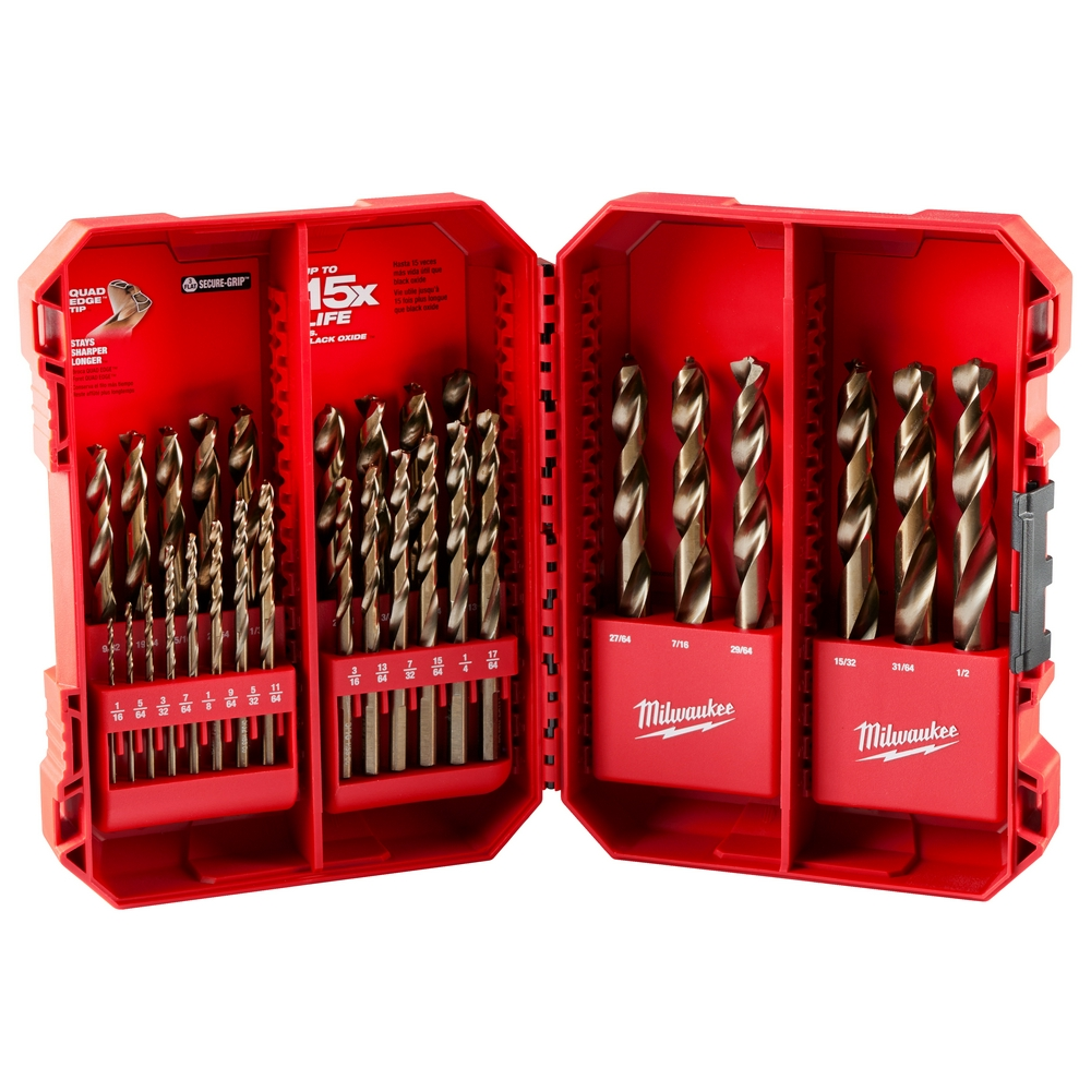 Product image for Milwaukee 48-89-2332 29-Piece COBALT RED HELIX™ Kit