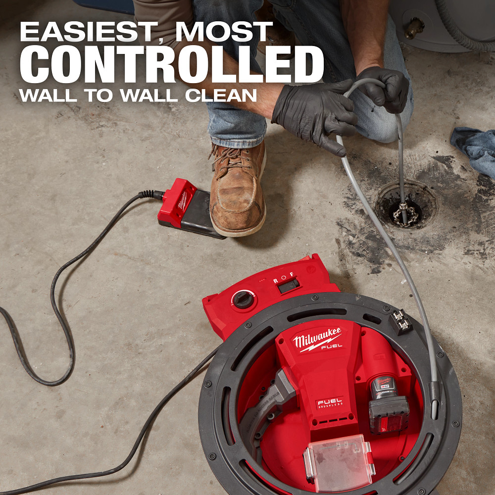 M12 FUEL™ High Speed Chain Snake for 1-1/4”-2” Pipes