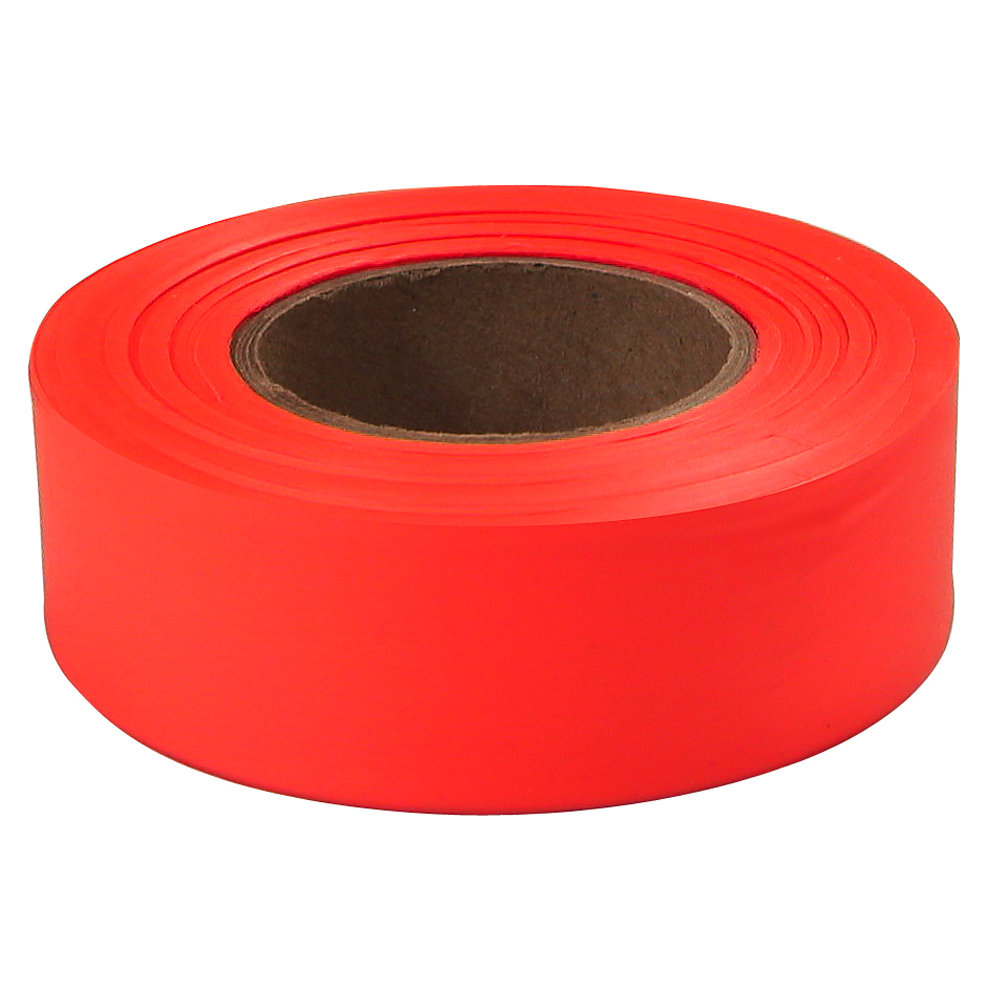 Product image for Milwaukee 77-002 Fluorescent Orange Flagging Tape, 1" x 200ft