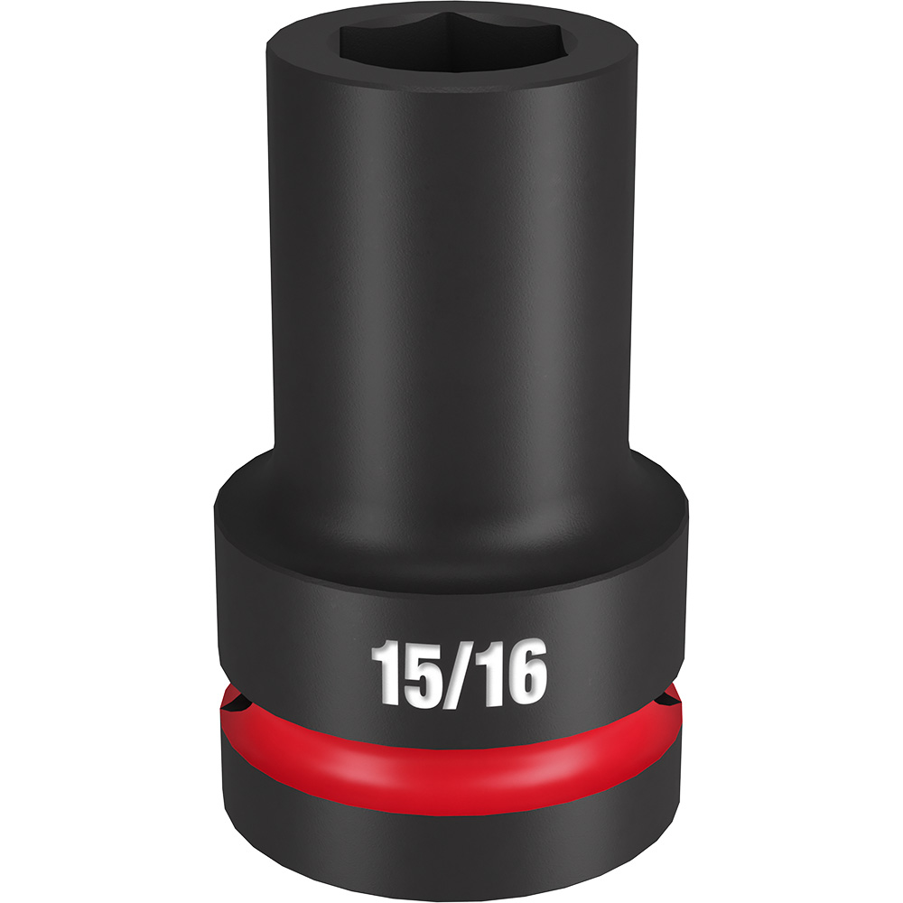 Product image for Milwaukee 49-66-6503 SHOCKWAVE™ Impact Duty 1" Drive 15/16" Deep 6-Point Socket