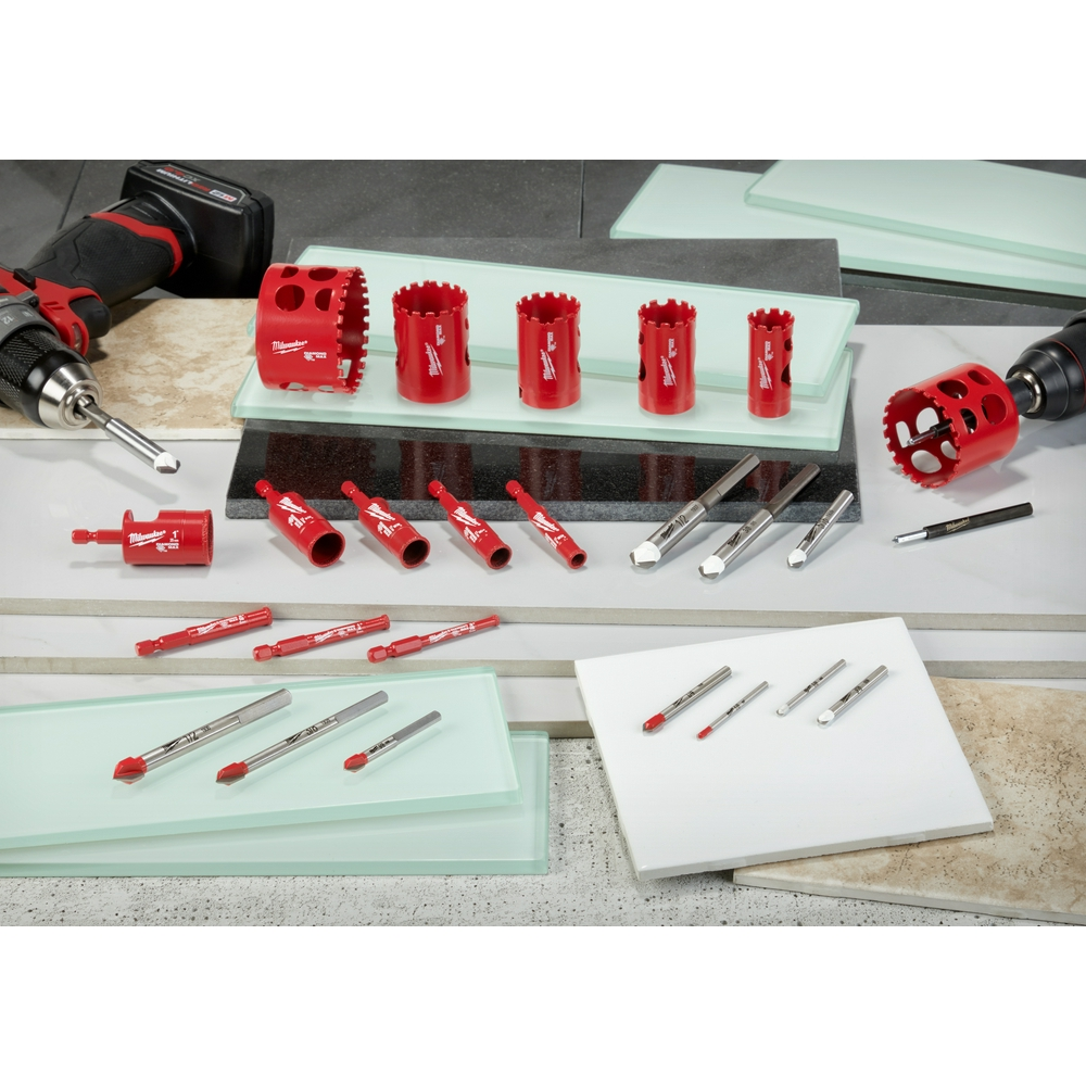 4 PC Glass and Tile Bit Set