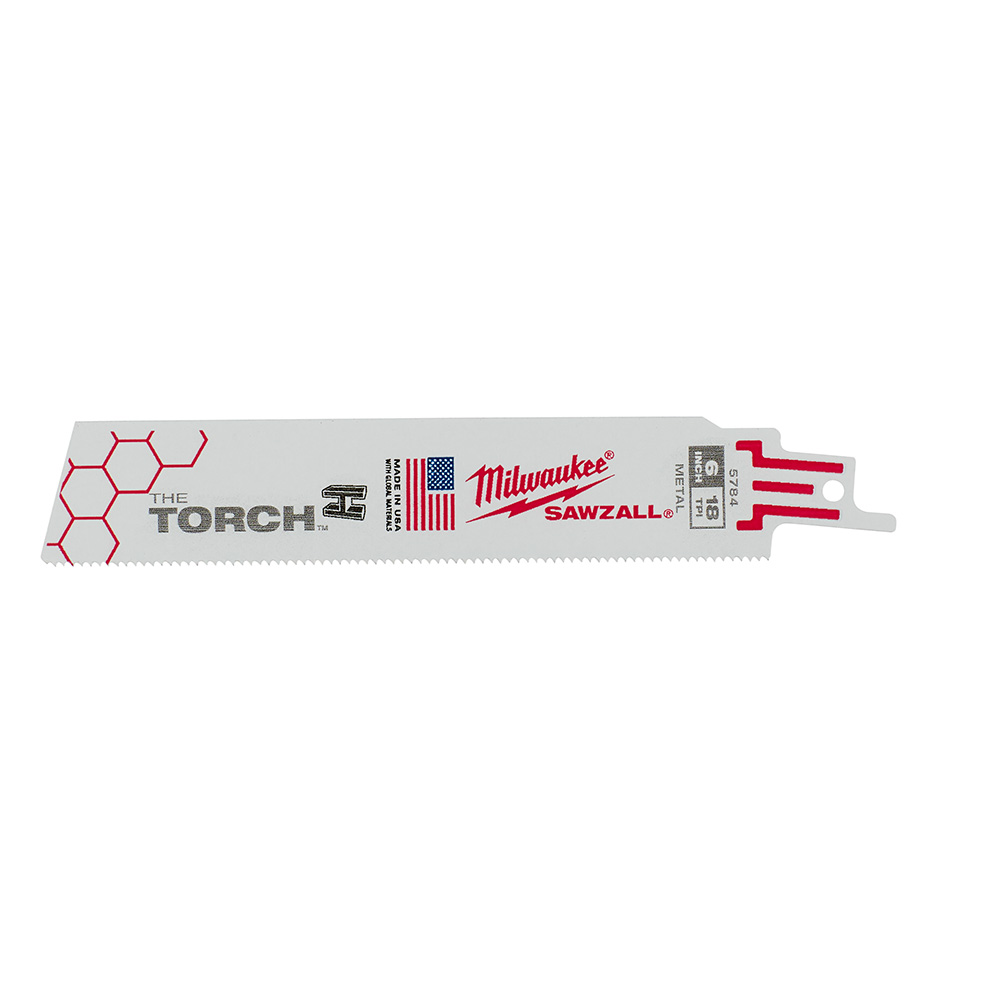 Mayer-DDS-6" 18 TPI TORCH™ SAWZALL® Blade for Medium Metal Bulk 10-1