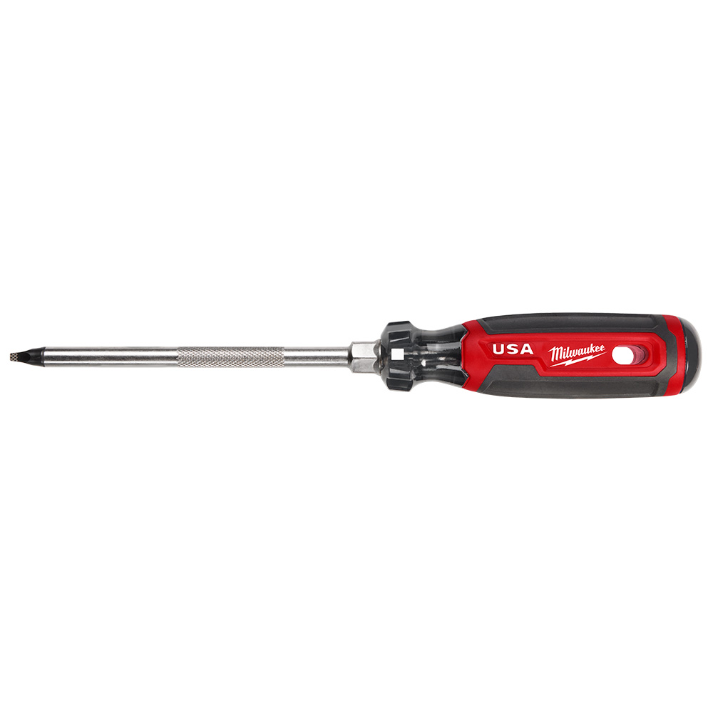 Product image for Milwaukee MT219 #3 Square Cushion Grip Screwdriver, 6" Shaft (USA)