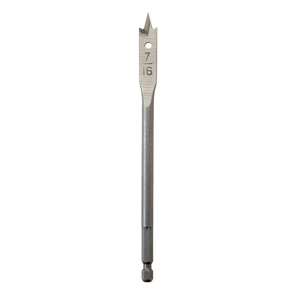 Product image for Milwaukee 48-27-0441 Flat Boring Bit 7/16" x 6"