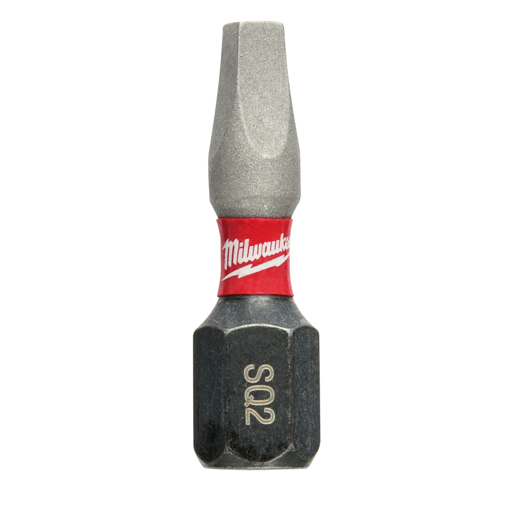 Mayer-DDS-SHOCKWAVE™ 1" Impact Duty Square Recess #2 Insert Bits (2 PK)-1