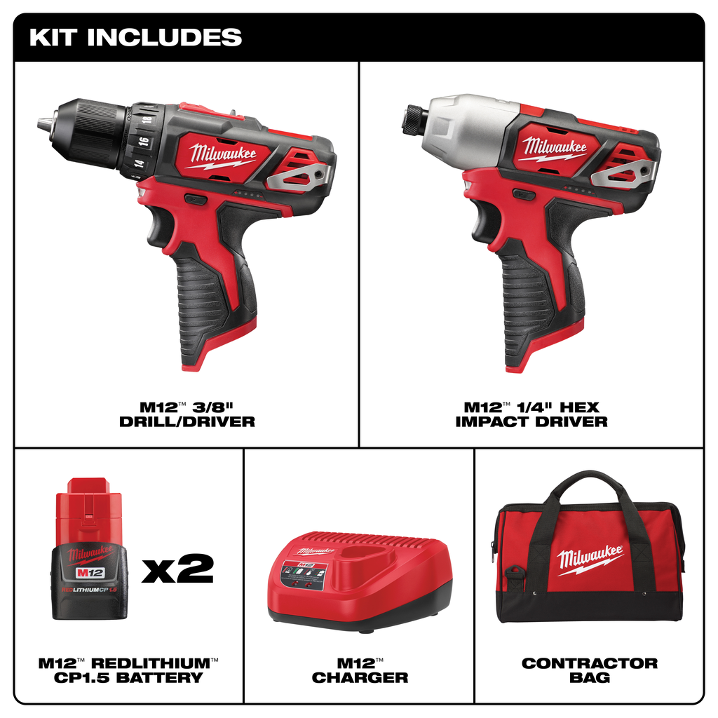 M12™ Drill/Impact Combo Kit