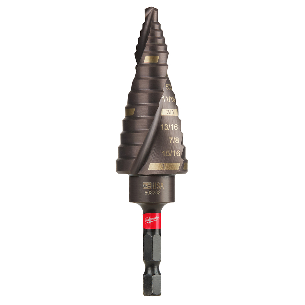 Product image for Milwaukee 48-89-9248 SHOCKWAVE™ Impact Duty Step Bit #8 1/8" - 1"