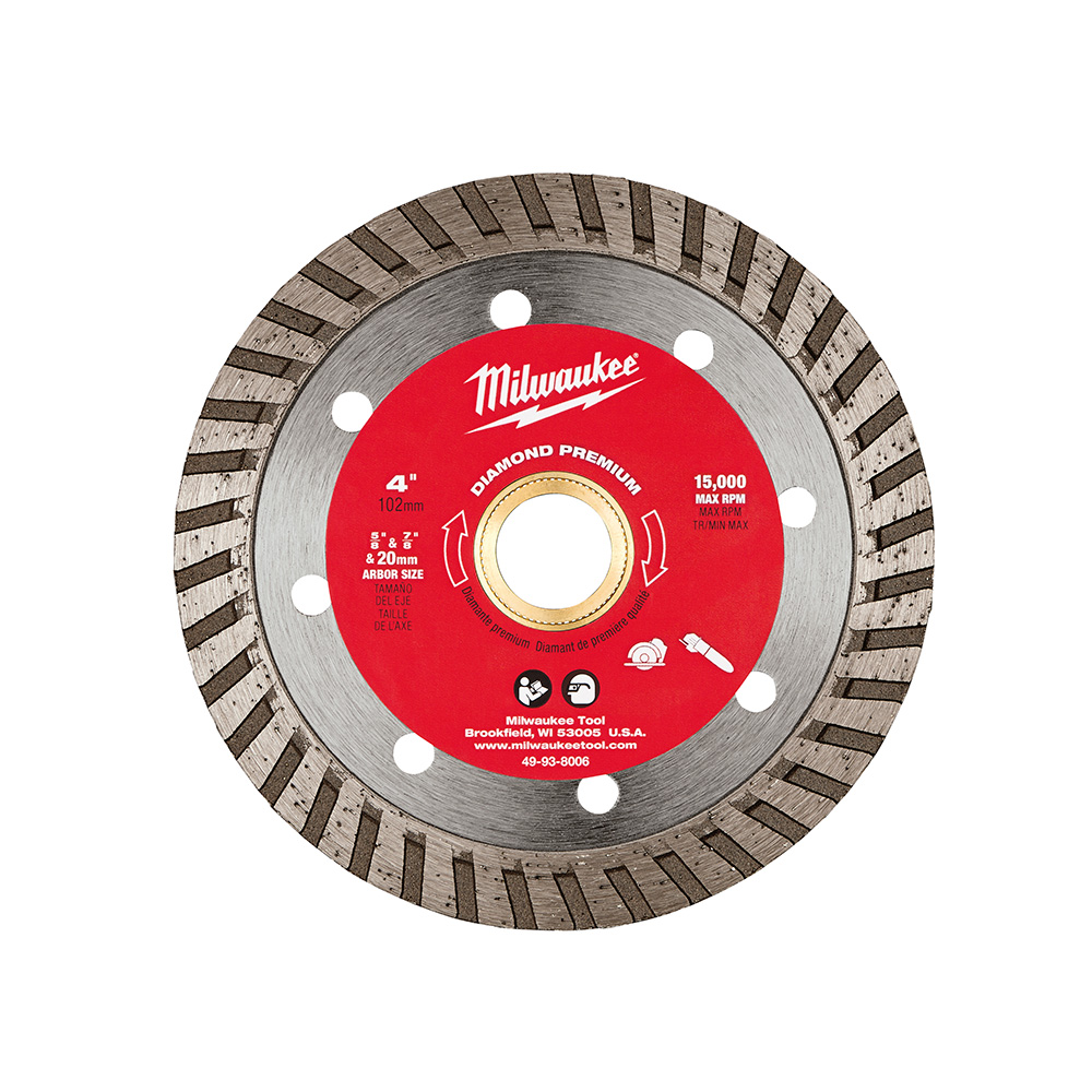 Product image for Milwaukee 49-93-8006 4" Diamond Premium