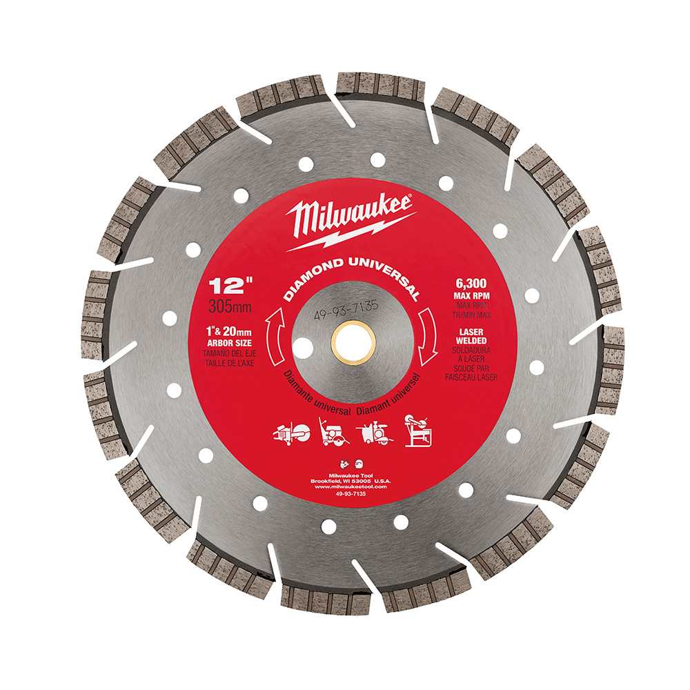 Product image for Milwaukee 49-93-7135 12" Diamond Univers