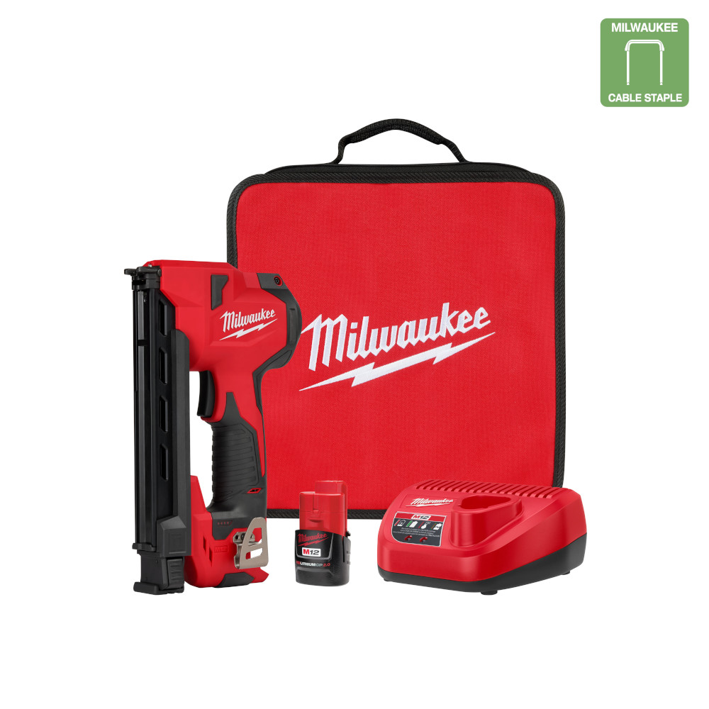 Milwaukee electric stapler best sale