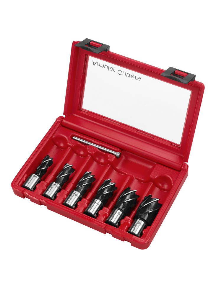 Product image for Milwaukee 49-22-8400 6-Piece HSS Annular Cutter Set
