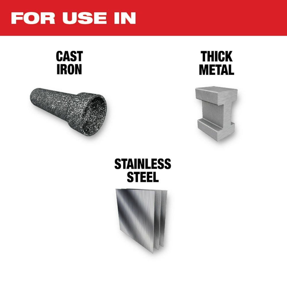 12" 8 TPI TORCH™ with NITRUS™ Carbide for Cast Iron SAWZALL® Blade (3 PK)