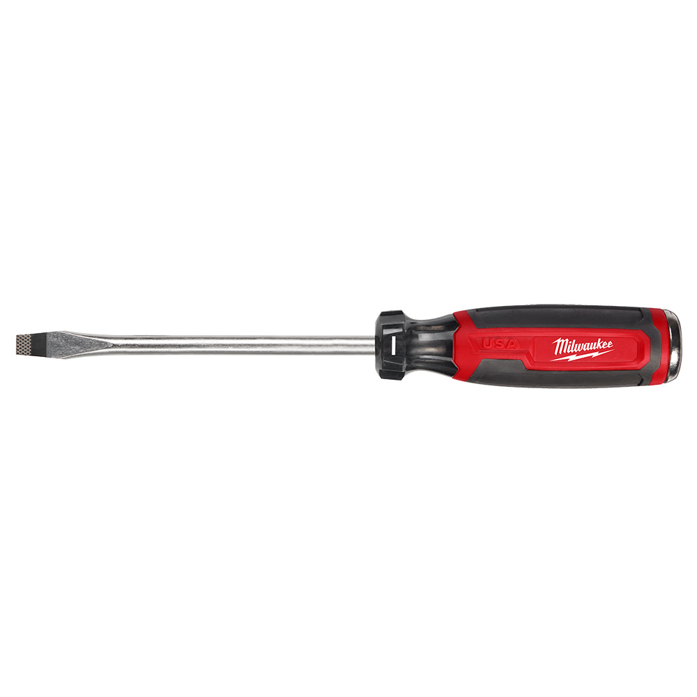 Product image for Milwaukee MT208 5/16" Slotted Cushion Grip Demolition Screwdriver, 6" Shaft (USA)