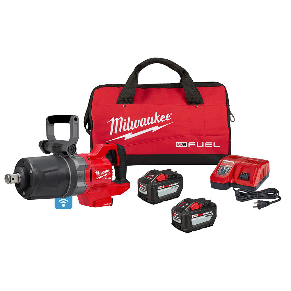 Product image for Milwaukee 2868-22HD M18™ FUEL™ 1 in. D-Handle High Torque Impact Wrench w/ ONE-KEY™ Kit