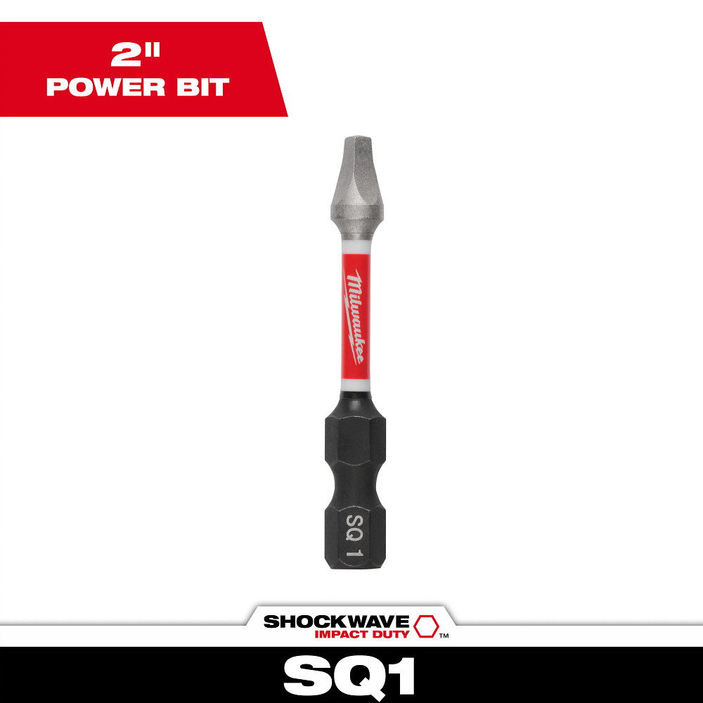 Product image for Milwaukee 48-32-4471 SHOCKWAVE™ 2" Power Bit Sq Recess #1