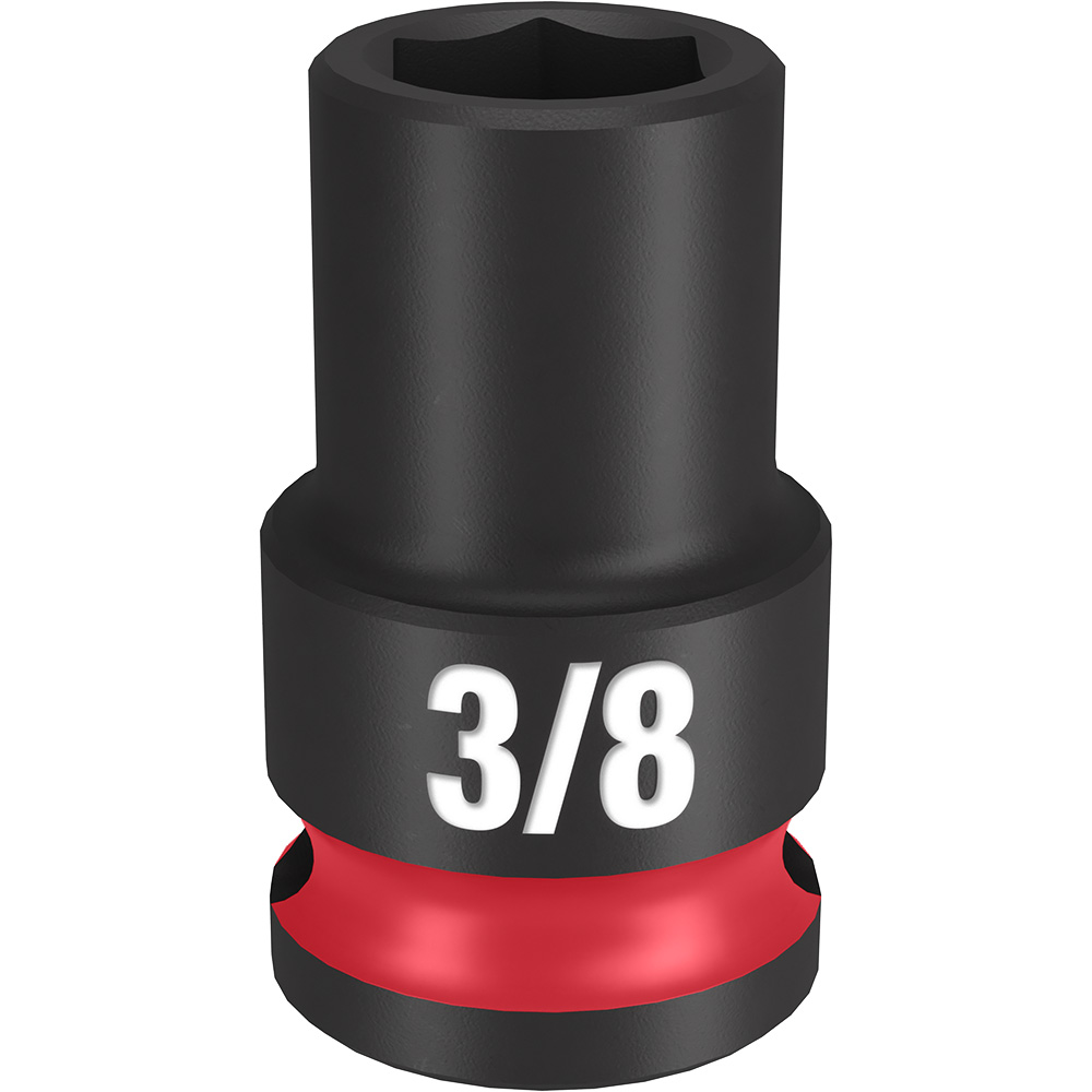Product image for Milwaukee 49-66-6104 SHOCKWAVE™ Impact Duty 3/8" Drive 3/8" Standard 6-Point Socket