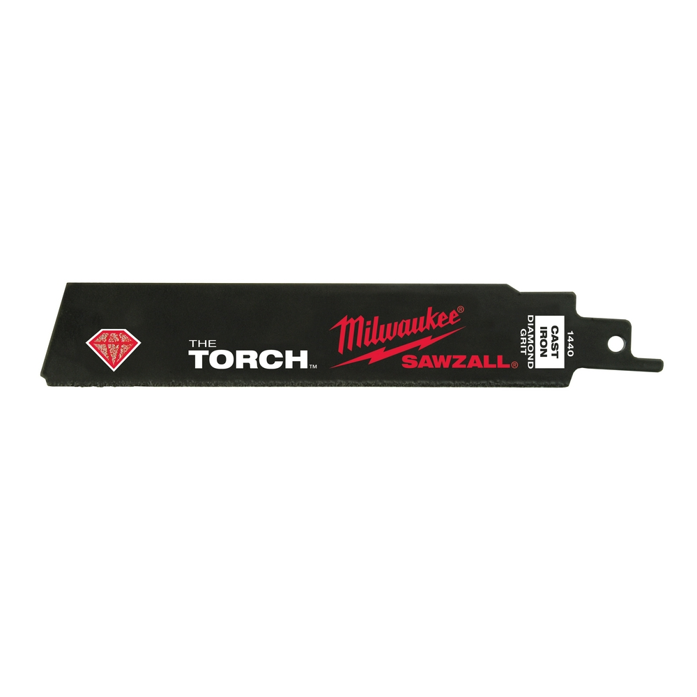 Product image for Milwaukee 48-00-1440 6" Diamond Grit THE TORCH™ SAWZALL® Blade