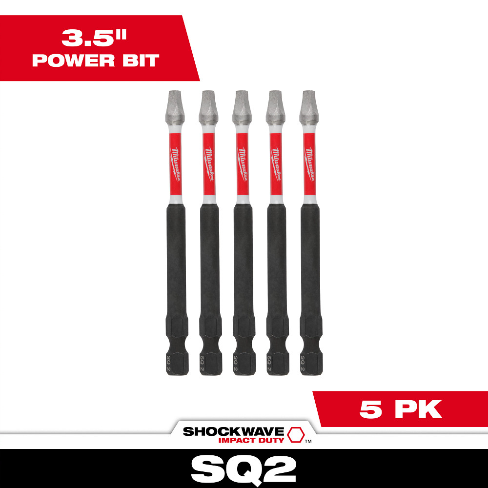 Product image for Milwaukee 48-32-4574 SQ2 Power Bits
