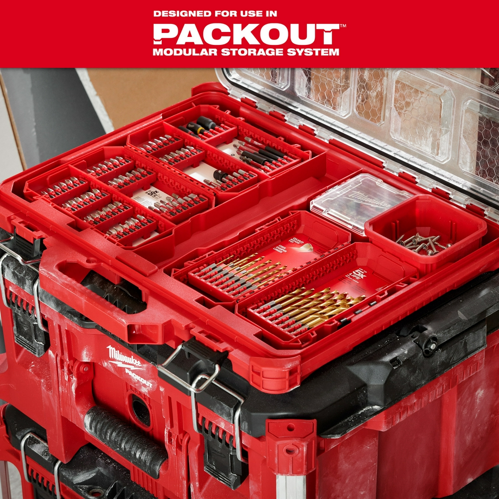 23PC SHOCKWAVE™ Impact Duty RED HELIX™ Titanium Drill Bit Set