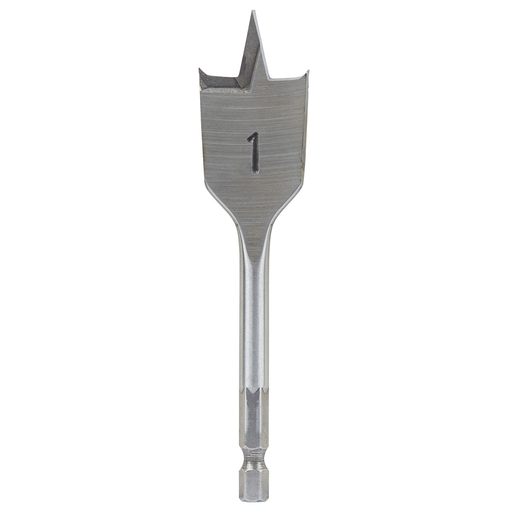 Product image for Milwaukee 48-27-0013 1" x 4.5" Flat Boring Bit