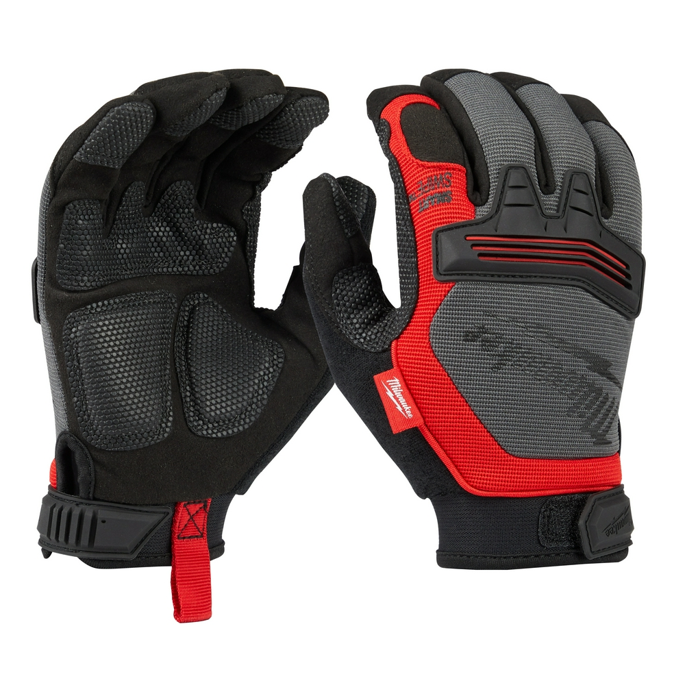 Product image for Milwaukee 48-22-8735 Demolition Gloves w/ Reinforced Thumb, Fingers, Padded Palm - Small (1pr)