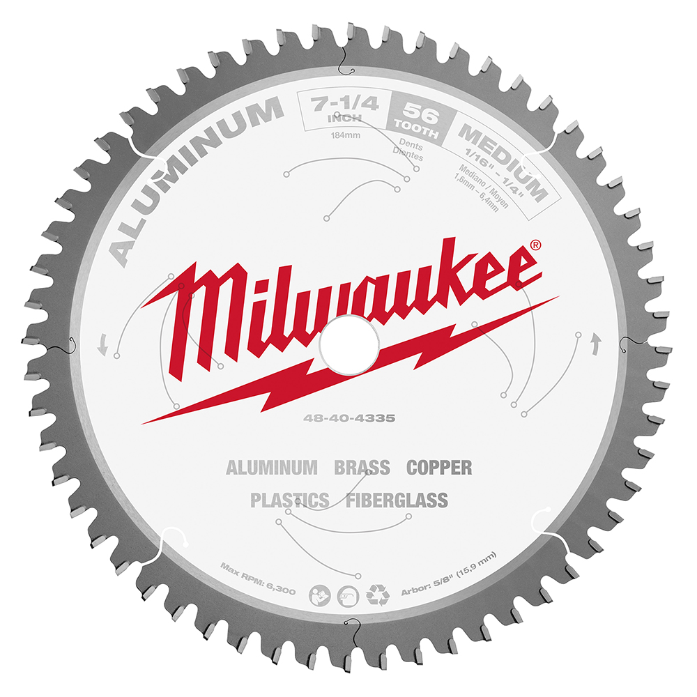 Product image for Milwaukee 48-40-4335 7-1/4 in. 56T Non-F