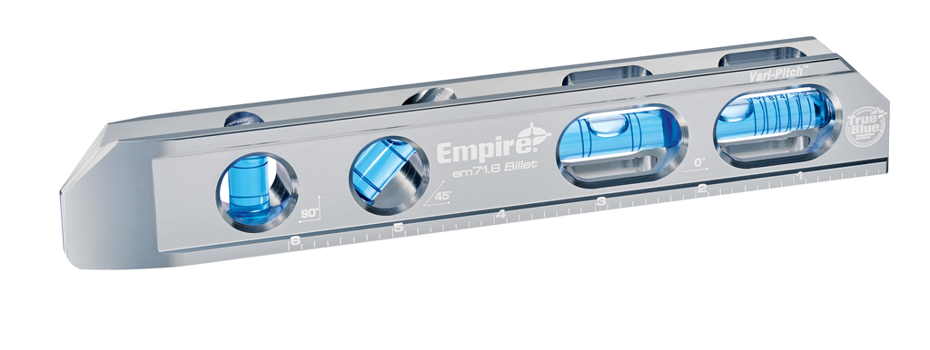 Product image for Empire EM71.8 8" True Blue® Magnetic Billet Torpedo Level