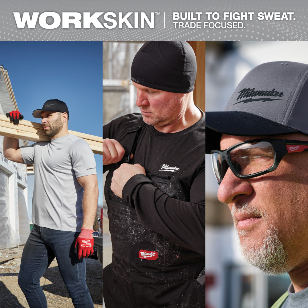 WORKSKIN™ Performance Fitted Hat - Gray LXL