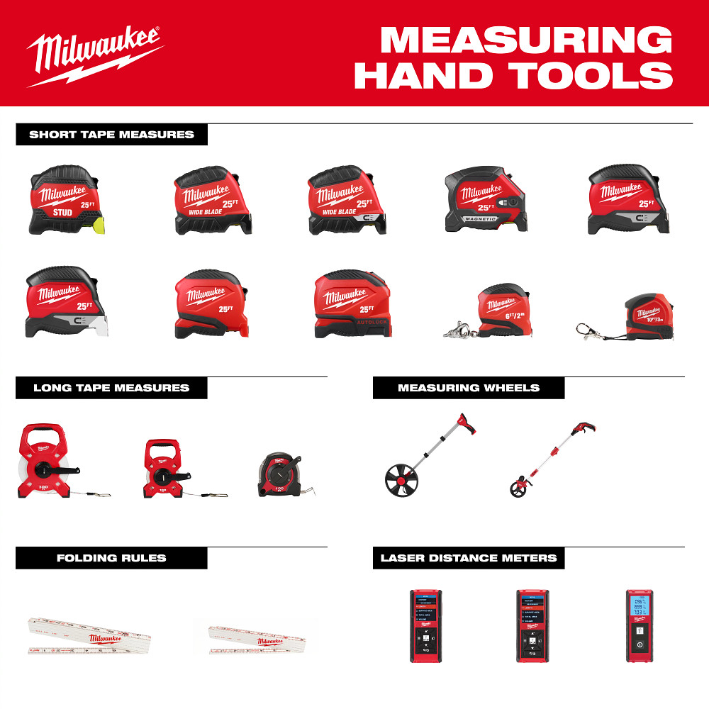 25ft Wide Blade Magnetic Tape Measure