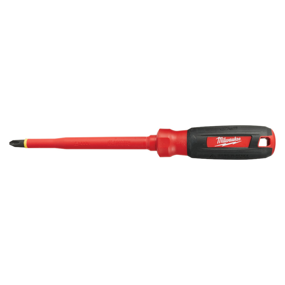 Product image for Milwaukee 48-22-2213 #3 Phillips - 6" 1000 V Insulated Screwdriver