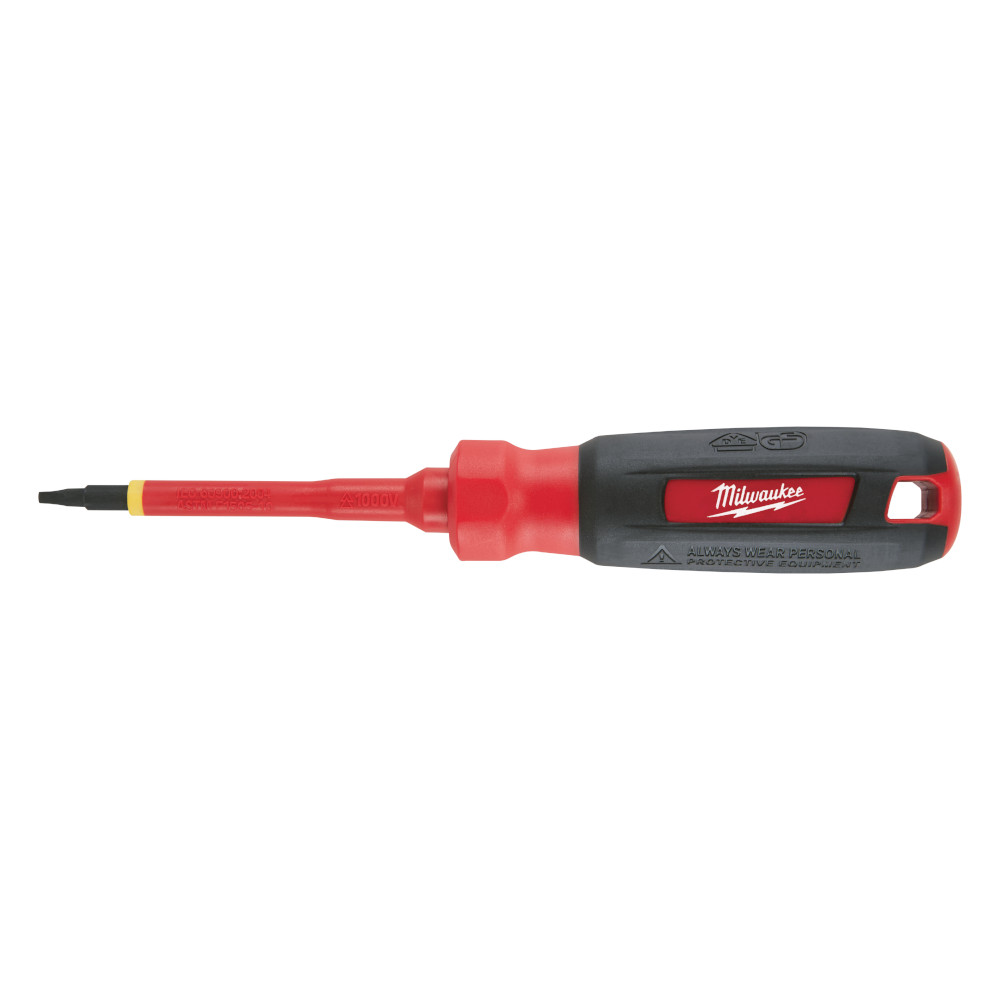 Product image for Milwaukee 48-22-2251 #1 Square 3" 1000V Insulated Screwdriver