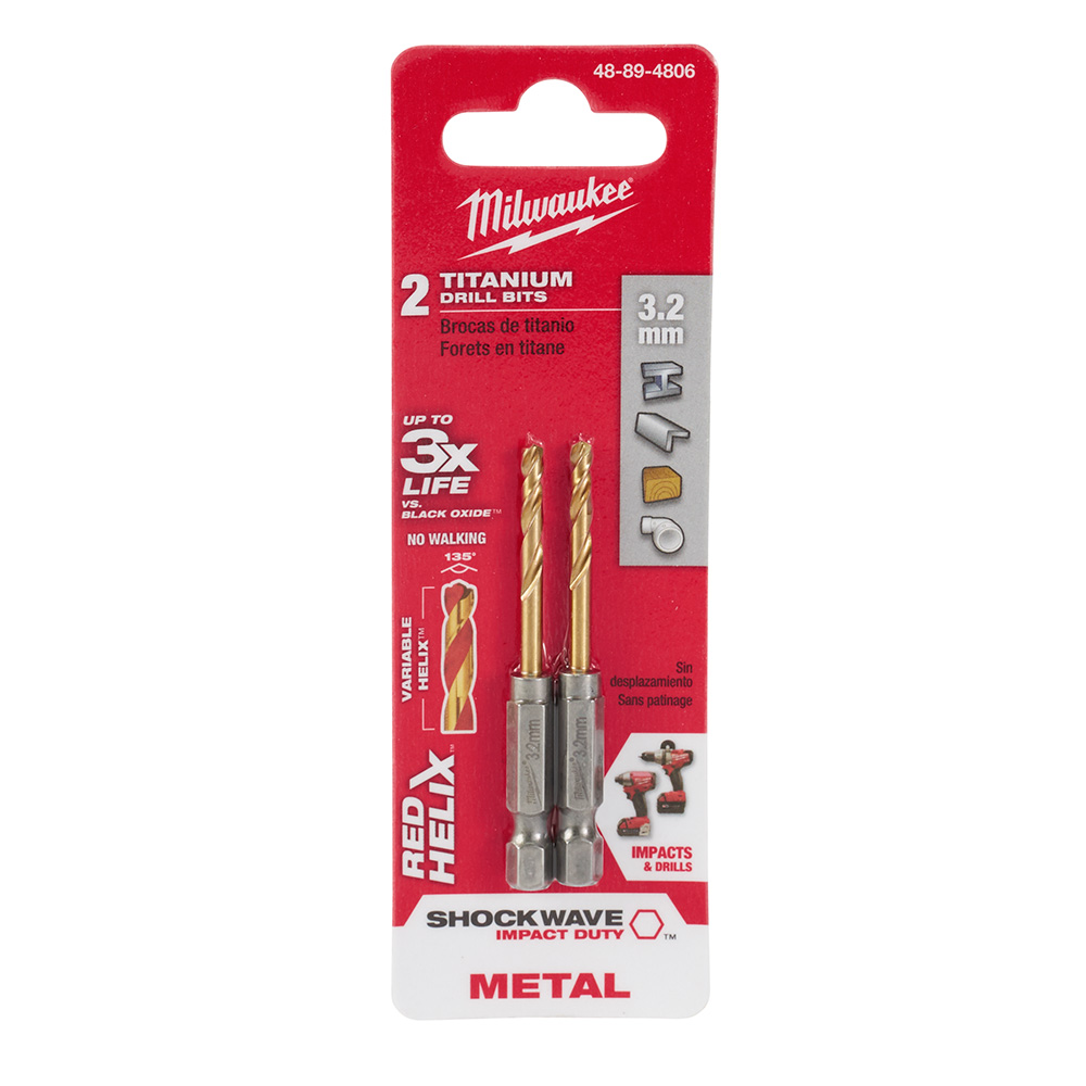 Product image for Milwaukee 48-89-4806 3.2mm Drill Bit