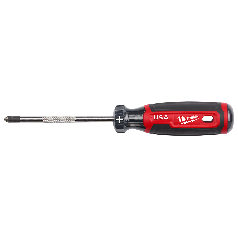 Product image for Milwaukee MT202 #2 Phillips Cushion Grip Screwdriver, 4" Shaft (USA)
