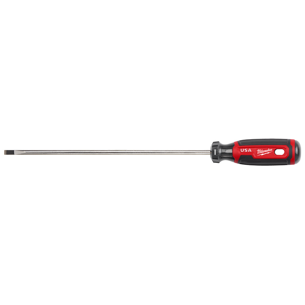 Product image for Milwaukee MT214 1/4" Cabinet Tip Screwdriver, Cushion Grip, 10" Shaft