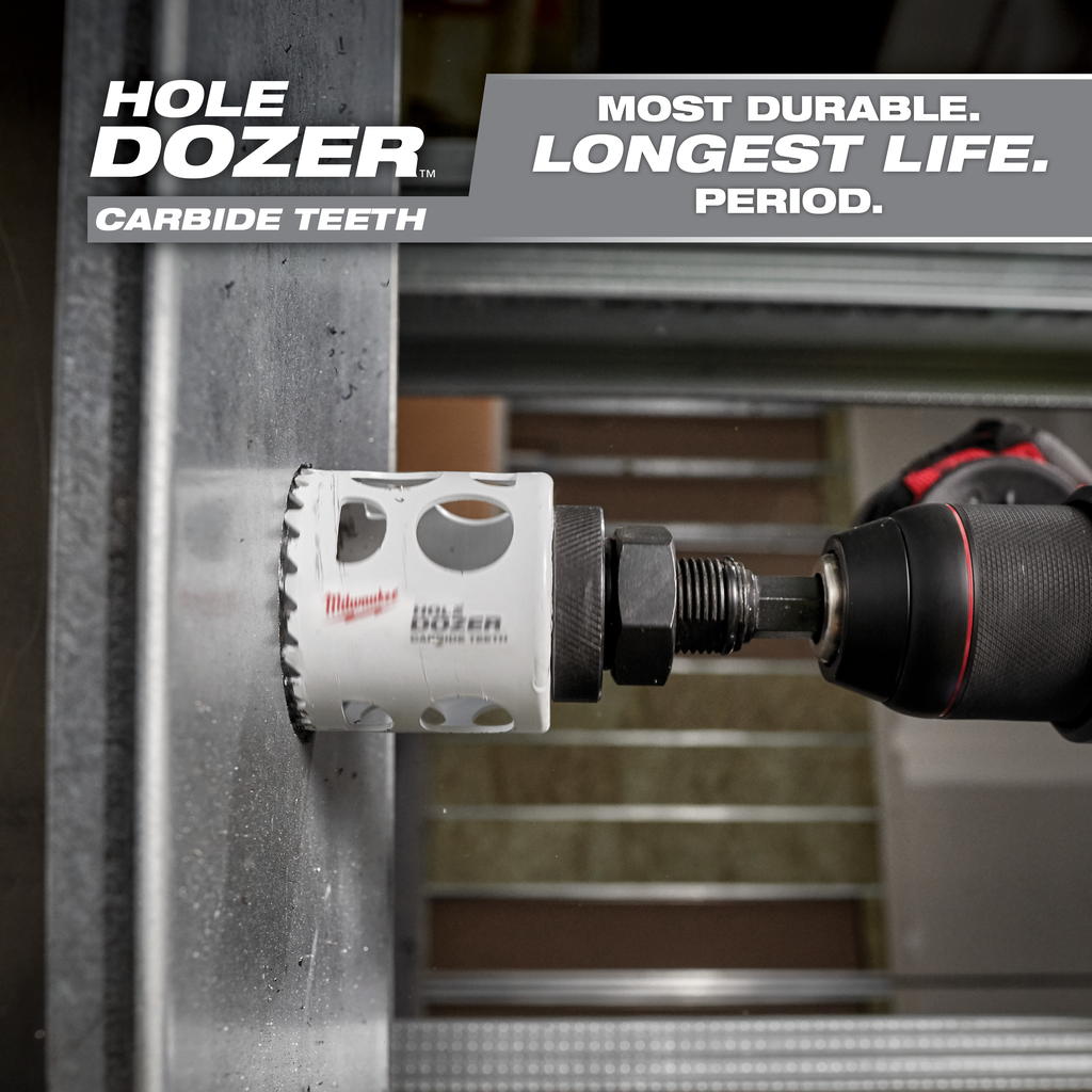 9 PC HOLE DOZER™ with Carbide Teeth Hole Saw Kit