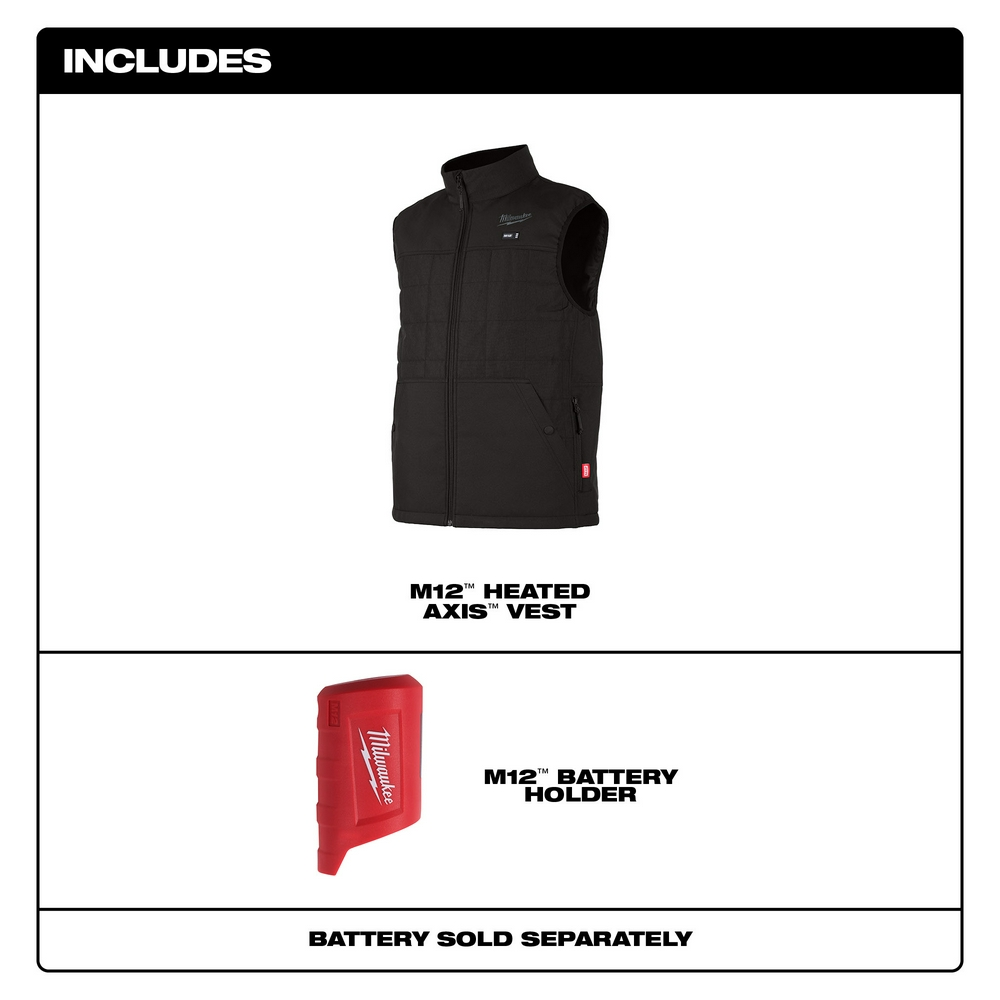 M12™ Heated AXIS™ Vest Black Medium