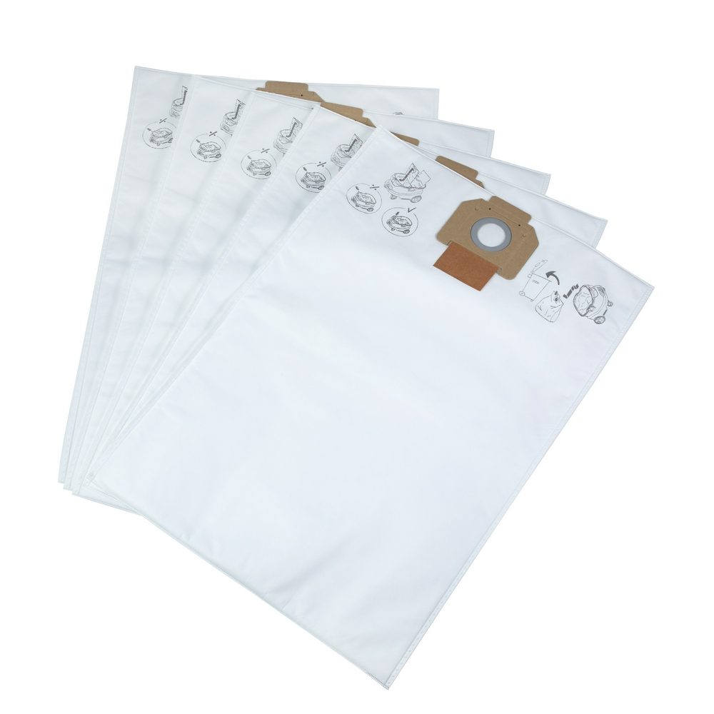 Product image for Milwaukee 49-90-1955 Fleece Dust Bags for 8960-20 (5-Pack)