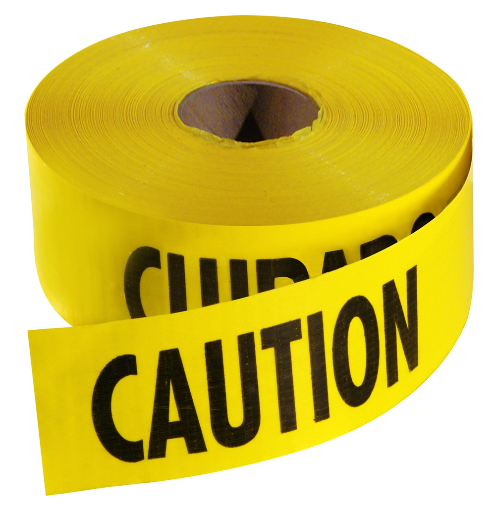 Mayer-DDS-1000 Ft. Yellow Barricade Tape-Caution-1