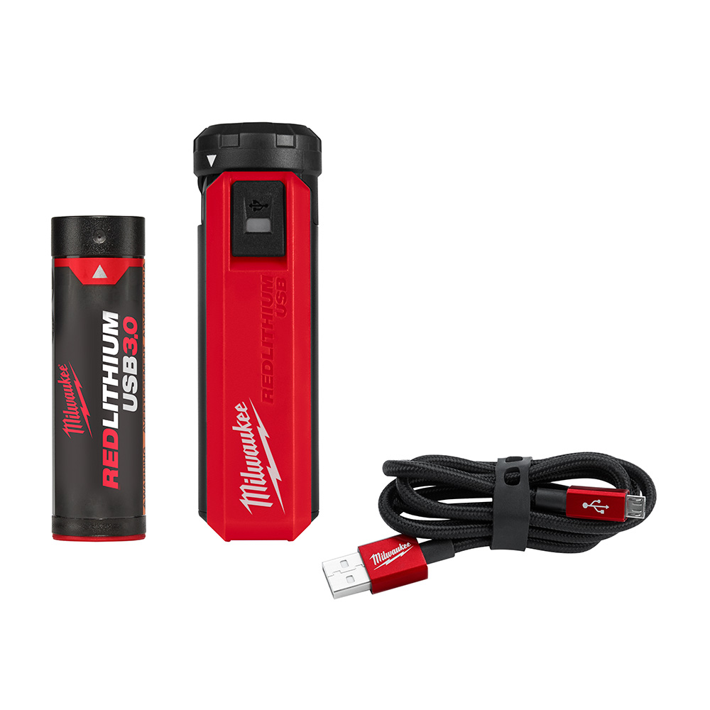 Product image for Milwaukee 48-59-2013 RedLithium™ USB Charger & Portable Power Source Kit