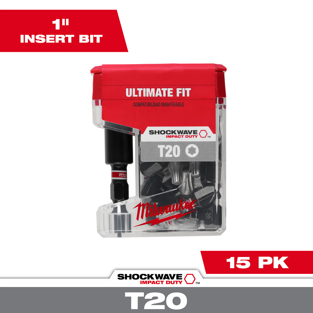 Product image for Milwaukee 48-32-5013 T20 Insert Bits