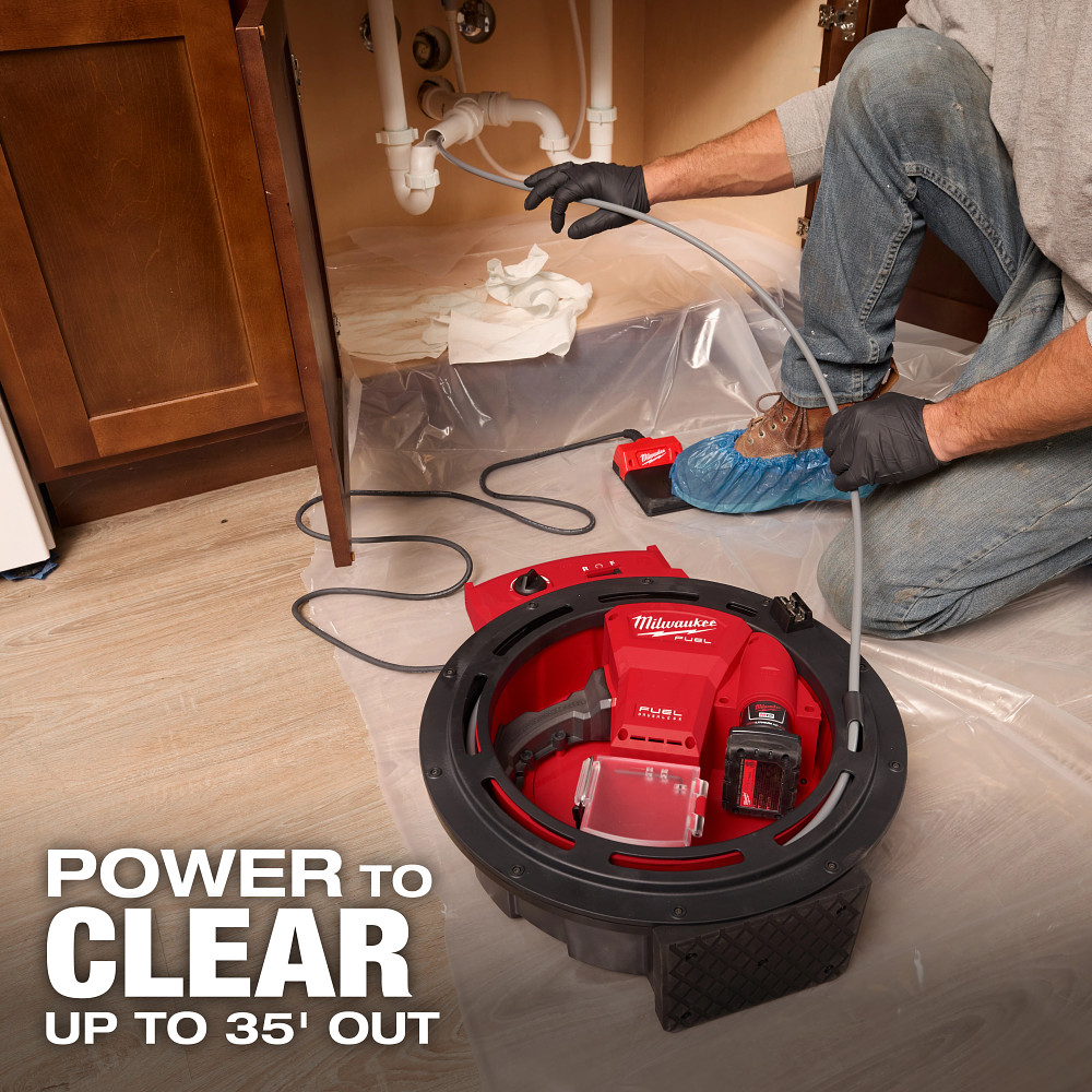 M12 FUEL™ High Speed Chain Snake for 1-1/4”-2” Pipes