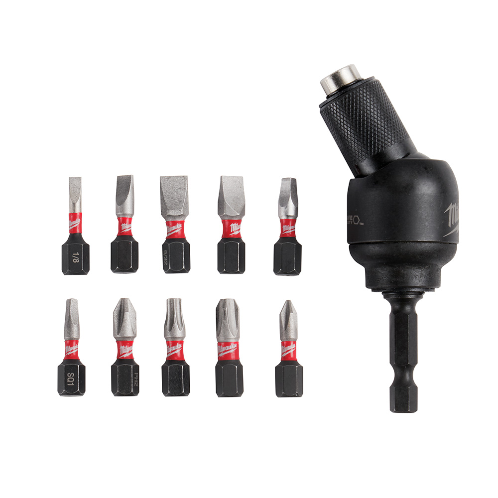 Mayer-DDS-SHOCKWAVE™ 30° KNUCKLE™ Pivoting Bit Holder - 11PC-1