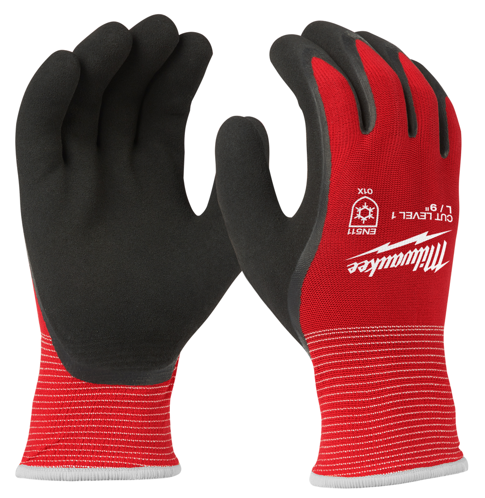 Product image for Milwaukee 48-22-8911 Cut Resistant Insulated Winter Gloves, ANSI Cut Level 1 - Medium (1pr)