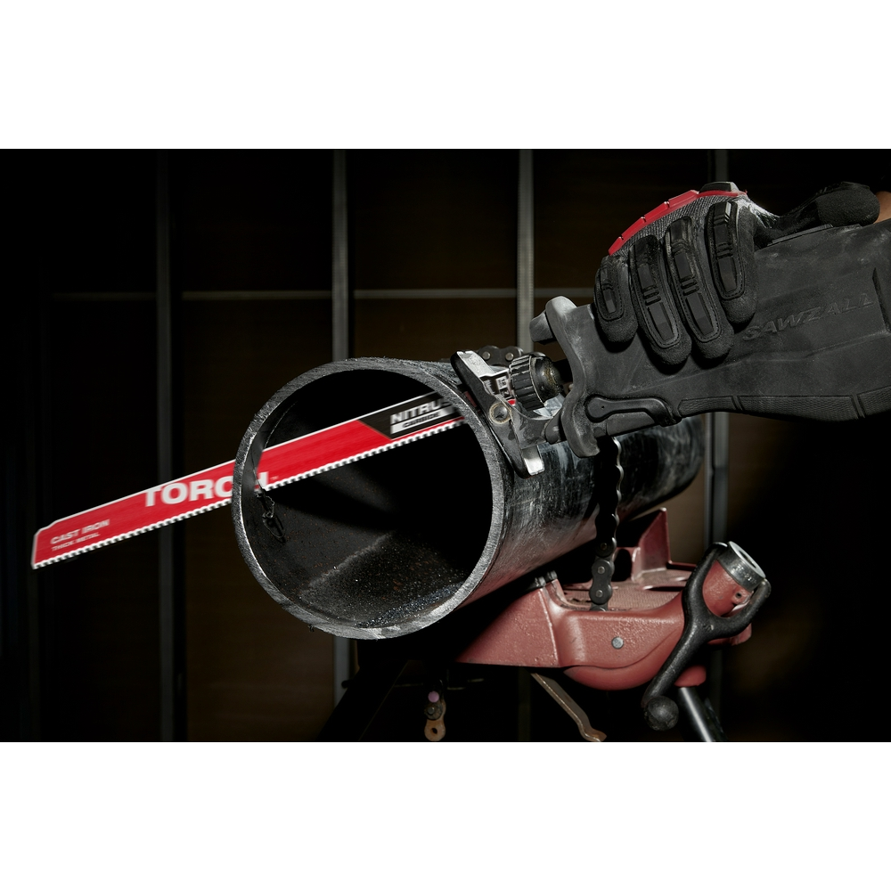 12" 8 TPI TORCH™ with NITRUS™ Carbide for Cast Iron SAWZALL® Blade (3 PK)