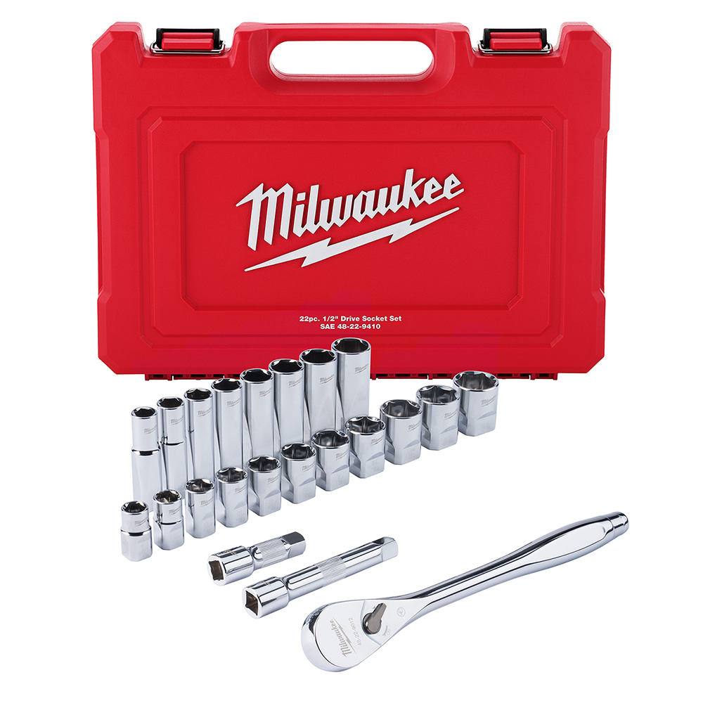 Product image for Milwaukee 48-22-9410 22 Pc. Socket Wrenc