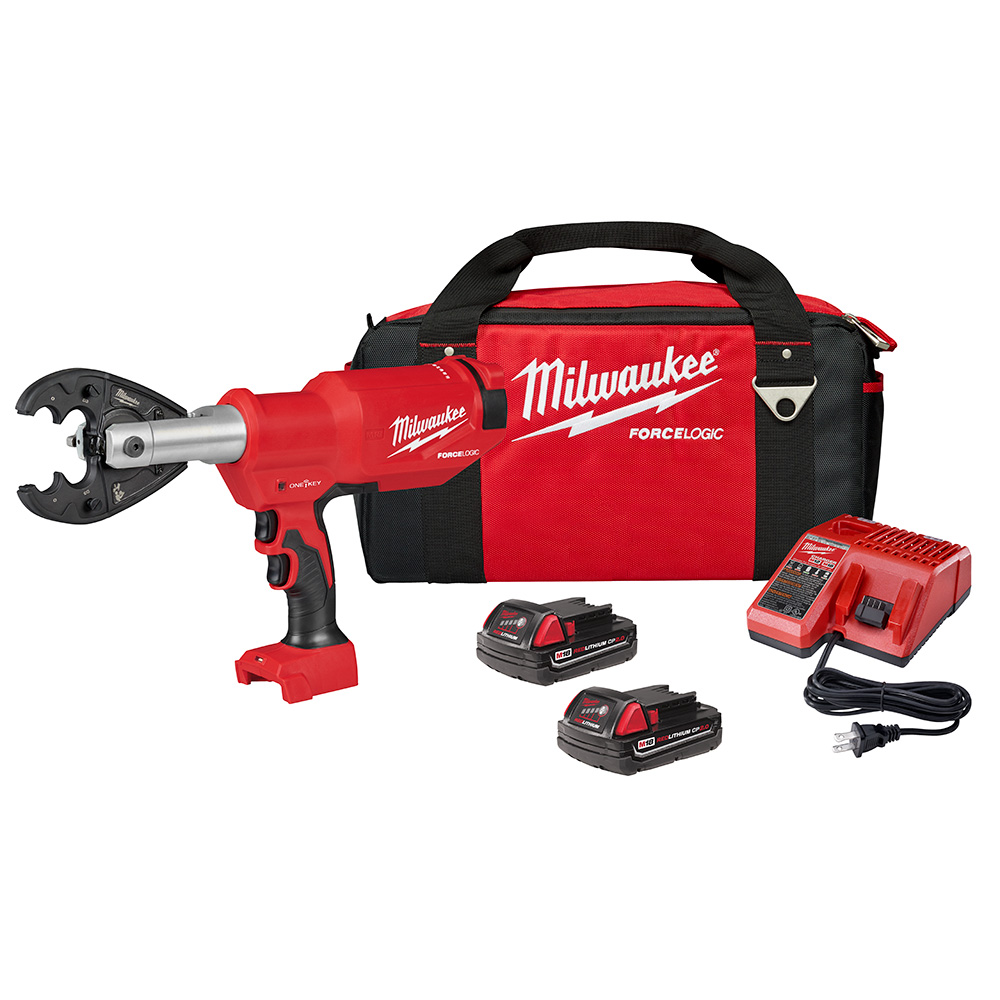 Product image for Milwaukee 2977-22O 6T Utility Crimper w/