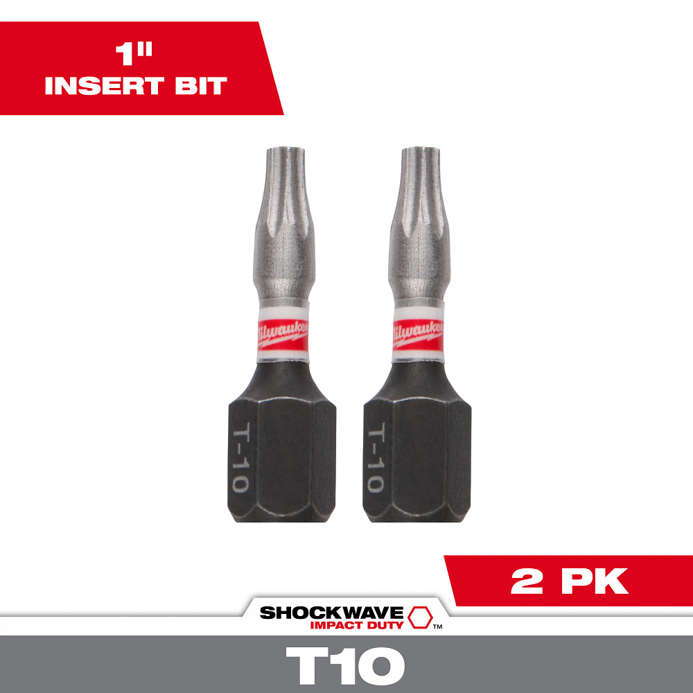 Product image for Milwaukee 48-32-4427 T10 Insert Bits