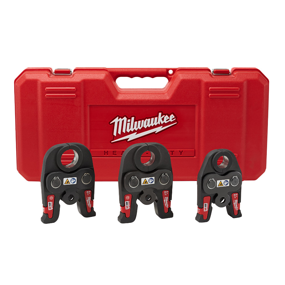 Product image for Milwaukee 49-16-2696 Black Iron Press 1/2" to 1" Kit